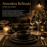 Monarch Noir™ — A arte de transformar refeições em experiências memoráveis.