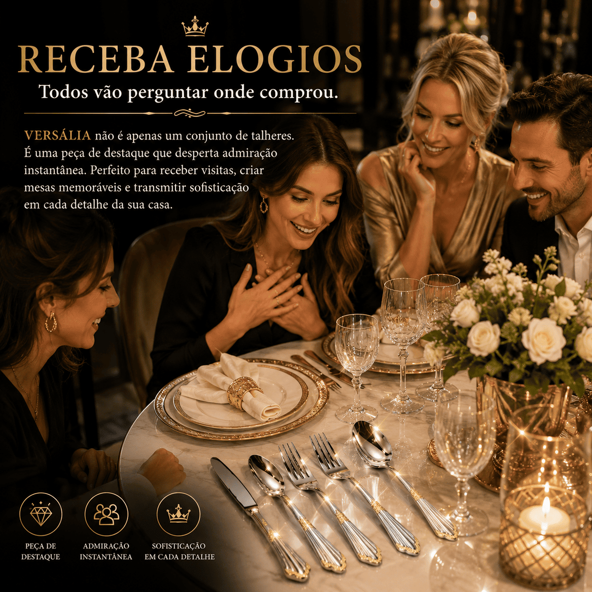 VERSÁLIA – Talheres Premium para Mesa Posta Sofisticada