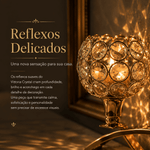 Castiçal Decorativo de Cristal com 3 Braços — Vittoria Crystal